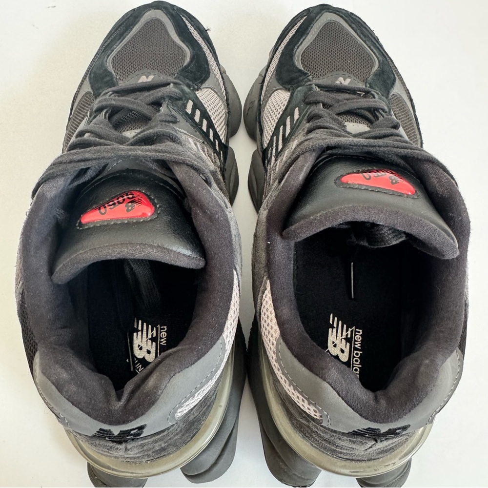 New Balance 9060 Black and Gray Sneakers - Picture 8 of 10